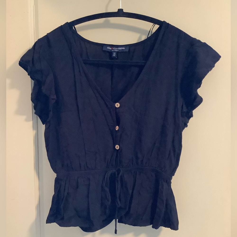 Flowy button down blouse